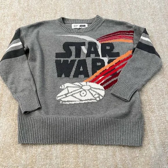 Stormtrooper Millennium Falcon Sweatshirt Boy's Star Wars The Last